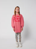 Bobo Choses Pink Have Fun Sweatshirt Dress