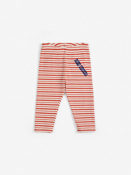 Bobo Choses Baby Off White Bobo Pop Stripes Leggings