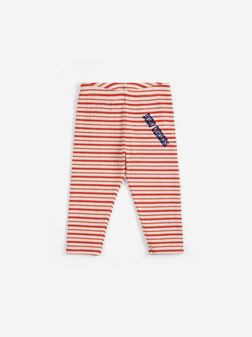 Bobo Choses Baby Off White Bobo Pop Stripes Leggings