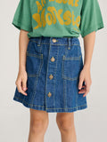Bobo Choses Midnight Blue Tag Denim Skirt