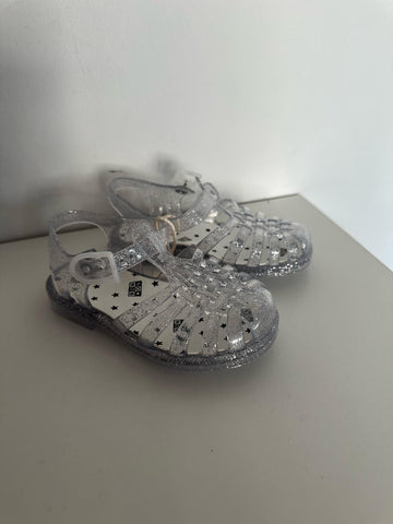 Bonton Heather Grey Jelly Sandals