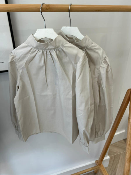 Venera Arapu Ecru Luna Joy Blouse