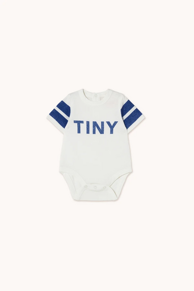 Tinycottons Off White Stripes Logo Body