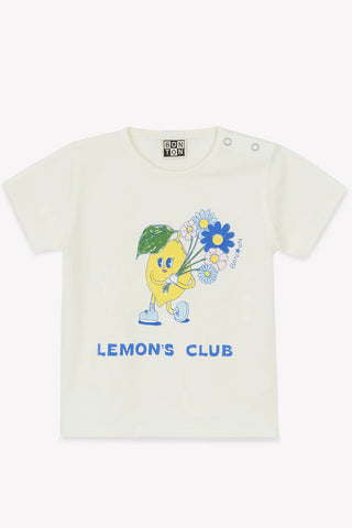 Bonton Baby White Lemon Club T-shirt