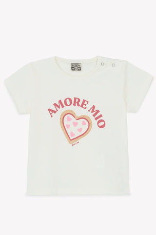 Bonton Baby Ecru Bonton Amoremio T-shirt