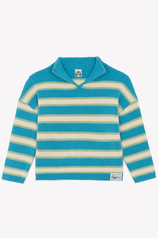 Bonton Blue Fish Leonard Pullover Sweater