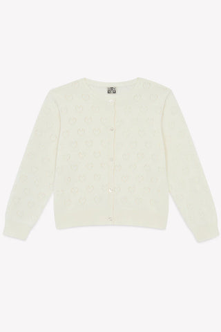 Bonton Ecru Bonton Openwork Lilou Cardigan