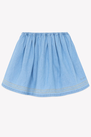 Bonton Light Chambray Skirt