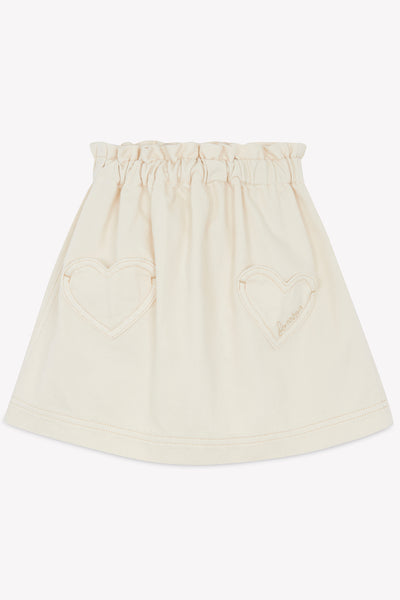 Bonton Ecru Bonton Heart Skirt