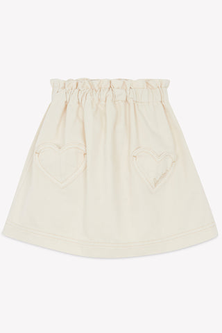 Bonton Ecru Bonton Heart Skirt