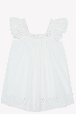 Bonton Ecru Bonton Eyelet Laura Dress