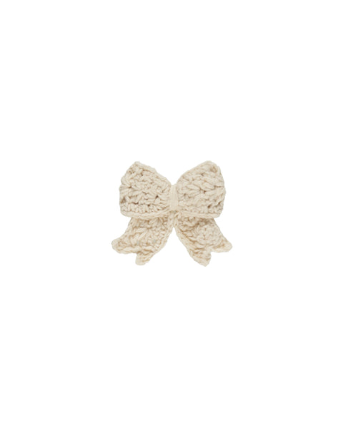 Quincy Mae Natural Crochet Bow