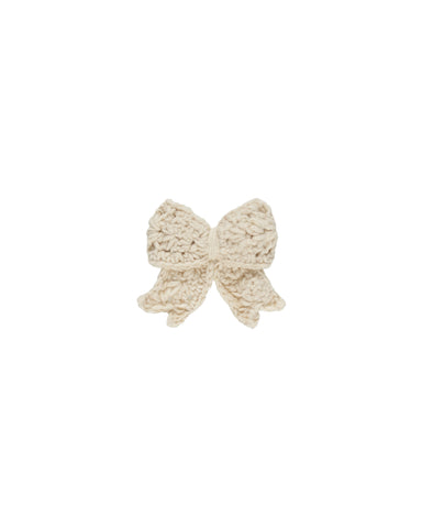 Quincy Mae Natural Crochet Bow
