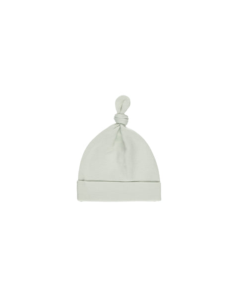 Quincy Mae Mint Knotted Baby Hat