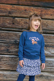 Bonton Blue Bandana Printed Bali Skirt