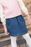Bonton Raw Denim Douchka Skirt