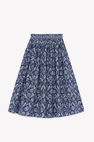 Bonton Blue Bandana Printed Mirabel Skirt