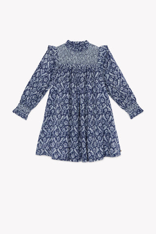 Bonton Blue Bandana Printed Babouchka Dress