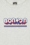 Bonton Gris Chine Tubo Logo Kids T-shirt