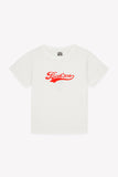 Bonton Ecru & Red Logo Kids T-shirt