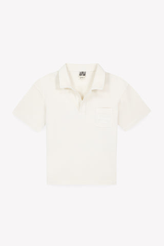 Bonton Ecru Summer Vibes Pique Polo