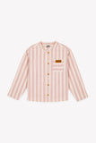 Bonton Terracotta Stripe Long Sleeve Never Shirt