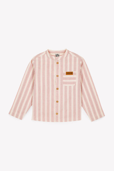 Bonton Terracotta Stripe Long Sleeve Never Shirt