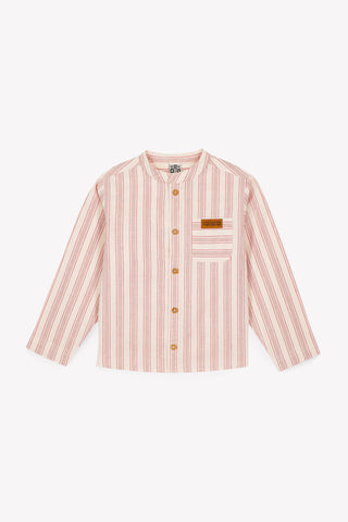 Bonton Terracotta Stripe Long Sleeve Never Shirt