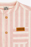 Bonton Terracotta Stripe Long Sleeve Never Shirt