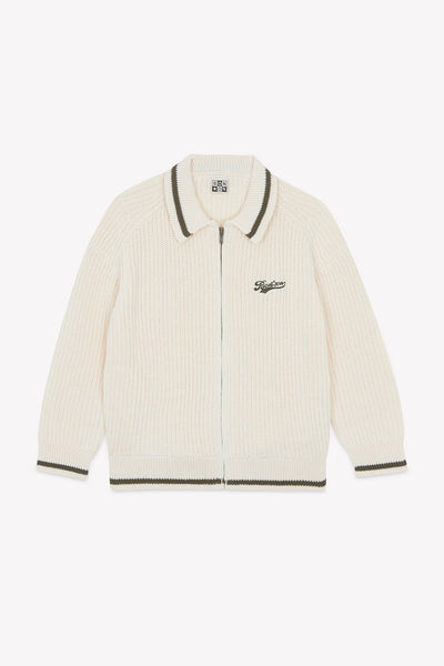 Bonton Ecru Nuggets Kids Gilet Zip Sweater