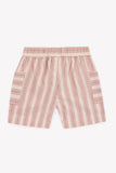 Bonton Terracotta Stripe Baby Lois Short