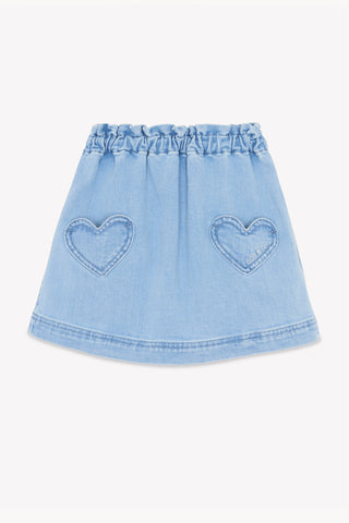 Bonton Denim Blanchi Jupe Douchka Skirt