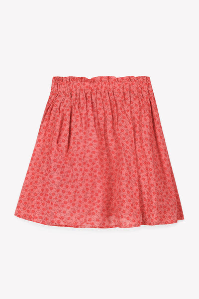 Bonton Red Floral Rouge Catch Up Skirt