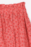 Bonton Red Floral Rouge Catch Up Skirt