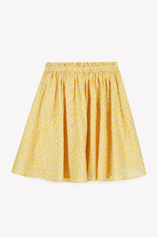 Bonton Yellow Floral Jaune Nachos Skirt