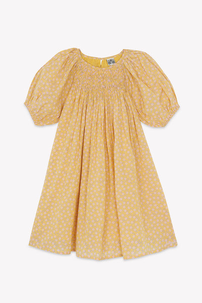 Bonton Yellow Floral Jaune Nachos Kids Dress