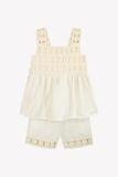 Bonton Ecru Ensemble Nouki Short Set