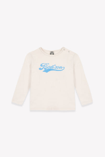 Bonton Baby Milk/Blue Logo T-shirt