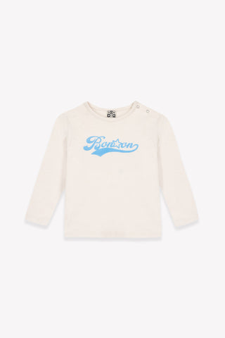 Bonton Baby Milk/Blue Logo T-shirt