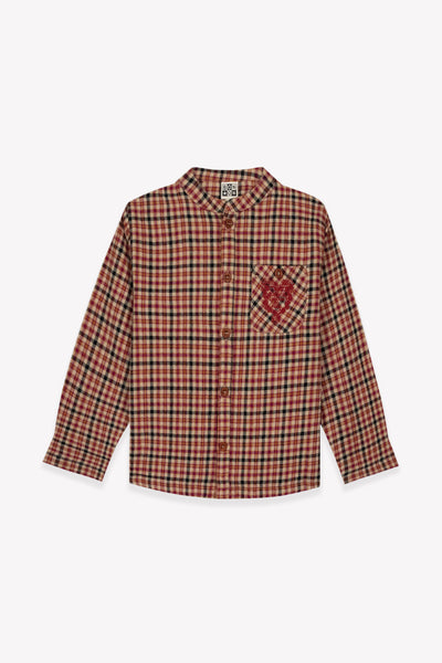Bonton Red Checked Shirt
