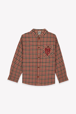 Bonton Red Checked Shirt
