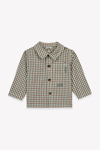 Bonton Baby Mini Check Sunday Shirt