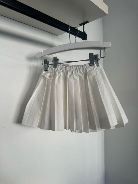 Bene Bene White Pleated Skirt