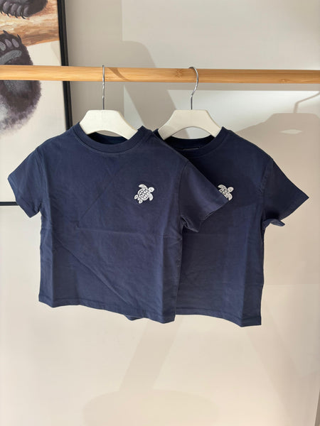 Vilebrequin Blue/White Turtle Gabin T-shirt