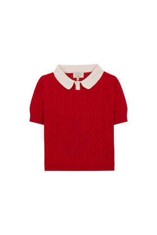 Birinit Cherry Openwork Biri Sweater