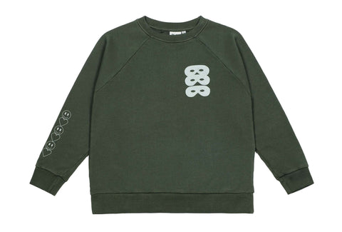 Beau Loves Washed Green The Future Is Ours Raglan Sweater