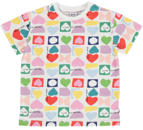 Beau Loves Multicolor Hearts T-shirt