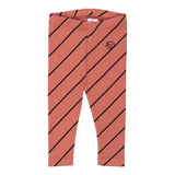 Wynken Soft Brick Striped Top + Legging Set