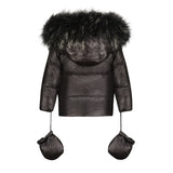 Scotch Bonnet Black Baby Puffer Coat