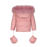 Scotch Bonnet Pink Baby Puffer Coat